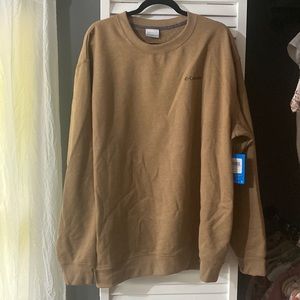 Tan men’s crewneck